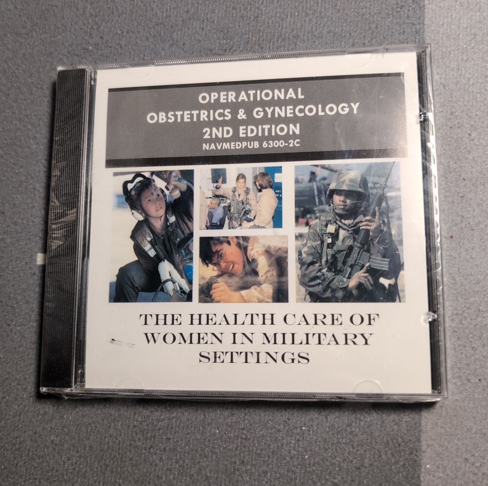Operational Obstetrics & Gynecology 2nd Ed NAVMEDPUB 6300-2C Military US Navy CD